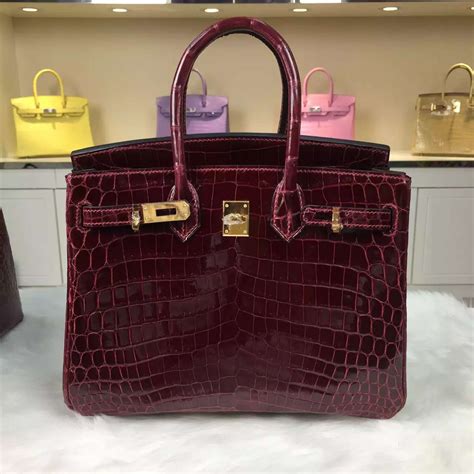 hermes birkin red bag price|red crocodile birkin bag.